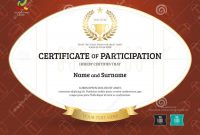 Certificate Of Participation Template In Sport Theme With Rugby for Rugby League Certificate Templates