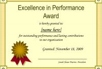 Certificate Of Performance Template Filename  Elsik Blue Cetane for Best Performance Certificate Template
