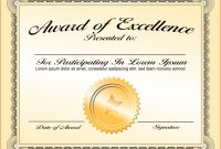 Certificate Of Recognition Template Word  Ndash Elsik Blue Cetane throughout Certificate Of Recognition Word Template