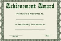 Certificate Template Free Download Powerpoint  Style  Free for Award Certificate Template Powerpoint