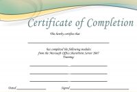 Certificate Template Microsoft Office  – Elsik Blue Cetane inside Office Certificate Template