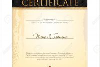 Certificate Template Royalty Free Cliparts Vectors And Stock with Elegant Certificate Templates Free