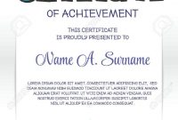 Certificate Template With Colorful Frame For Children Portrait throughout Children&#039;s Certificate Template