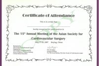 Certificate Templates Continued Medical Edeucation pertaining to Conference Participation Certificate Template