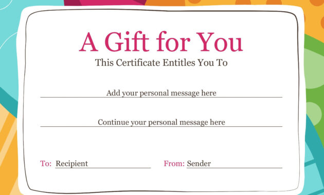 Certificates  Office inside Gift Certificate Template Publisher