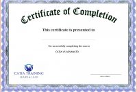 Certification Of Completion Template Staggering Ideas in Word 2013 Certificate Template