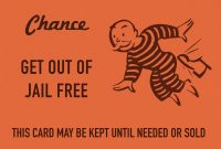 Chance Card Vintage Monopoly Gdesign Turnpike  Metal Posters pertaining to Get Out Of Jail Free Card Template