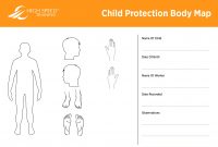 Child Protection Body Map Template  Safeguarding Advice with Blank Body Map Template