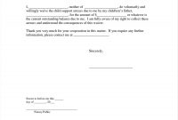 Child Support Agreement On Consent For Waiver Of Arrears  Child pertaining to Notarized Child Support Agreement Template