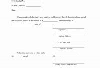 Child Support Agreement Template New Child Support Agreement Letter regarding Notarized Child Support Agreement Template