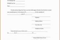 Child Support Letters Sample   Notarized Custody Agreement with regard to Notarized Child Support Agreement Template