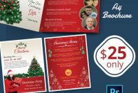 Christmas Brochures Templates  Psd Word Publisher Apple pertaining to Christmas Brochure Templates Free