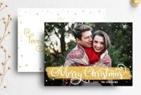 Christmas Card Template For Photographer throughout Holiday Card Templates For Photographers