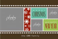 Christmas Card Templates For Photoshop  Template Business regarding Free Christmas Card Templates For Photoshop