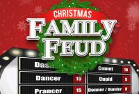 Christmas Family Feud Trivia Powerpoint Game  Mac And Pc Compatible throughout Family Feud Powerpoint Template Free Download