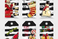 Christmas Labels Template Collection Royalty Free Cliparts Vectors with regard to Xmas Labels Templates Free