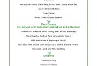 Christmas Menu Template   Free Templates In Pdf Word Excel Download intended for Menu Template Free Printable