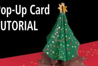 Christmas Tree Popup Card Tutorial  Youtube throughout 3D Christmas Tree Card Template