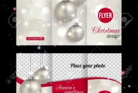 Christmas Trifold Brochure Template Abstract Flyer Design With inside Christmas Brochure Templates Free