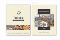 Clean  Fresh A  Us Letter Food Menu Template — Adobe Illustrator in Adobe Illustrator Menu Template