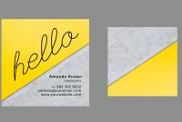 Clean  Simple Business Card Templates Perfect For Any Freelancer inside Freelance Business Card Template