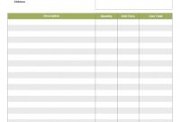 Cleaning Service Invoice Template inside Gardening Invoice Template