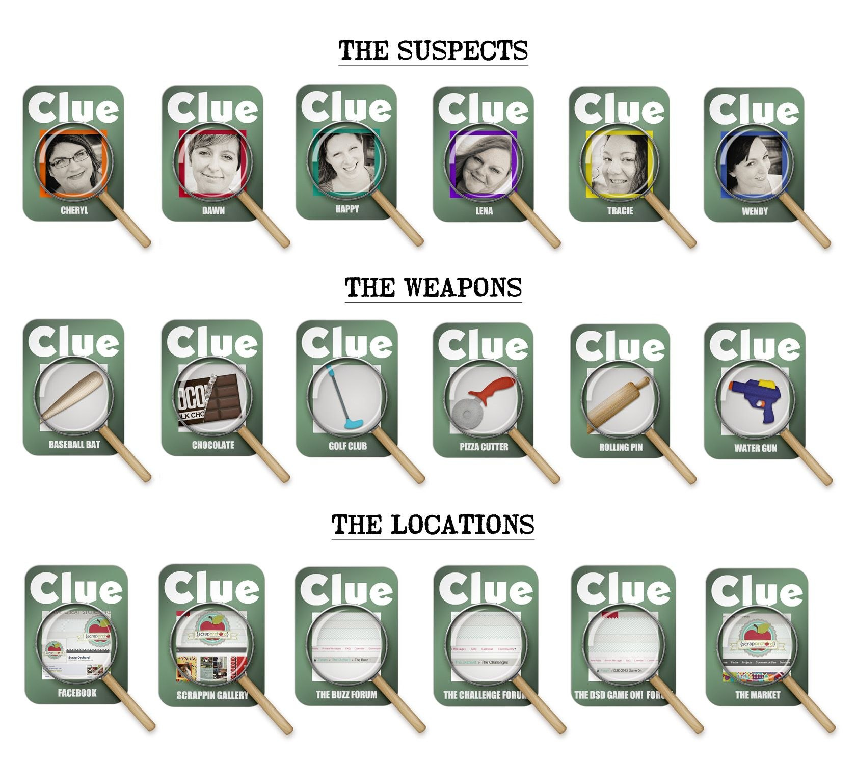 Clue Cards Templates  Google Search  Camp Theme  Clue Party Card with regard to Clue Card Template