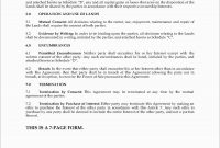 Co Ownership Agreement Template Free Pretty Agreement Between intended for Joint Property Ownership Agreement Template