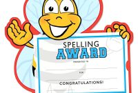 Collection Of Free Excelling Clipart Award Download On Ui Ex for Spelling Bee Award Certificate Template