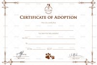 Collection Of Solutions For Blank Adoption Certificate Template With with regard to Blank Adoption Certificate Template