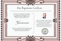 Collection Of Solutions For Star Naming Certificate Template Also for Star Naming Certificate Template