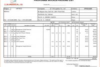 Commercial Invoice Packing List regarding Commercial Invoice Packing List Template