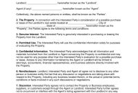 Commercial Real Estate Nondisclosure Agreement Nda – Buyers And in Financial Confidentiality Agreement Template