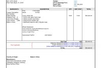 Commercial Shipping Invoice Filename  Fabulousfloridakeys with International Shipping Invoice Template