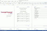 Concept Proposal Template Ms Wordexcel Spreadsheets – Templates with Software Project Proposal Template Word