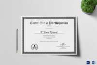 Conference Participation Certificate Design Template In Psd Word pertaining to Conference Participation Certificate Template
