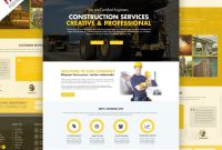 Construction Company Website Template Free Psd    Free Website pertaining to Free Psd Website Templates For Business