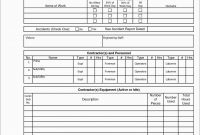 Construction Daily Report Template Free Pretty  Construction Daily in Construction Daily Report Template Free