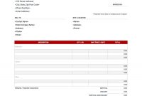 Construction Invoice Template  Invoice Simple in Parts And Labor Invoice Template Free
