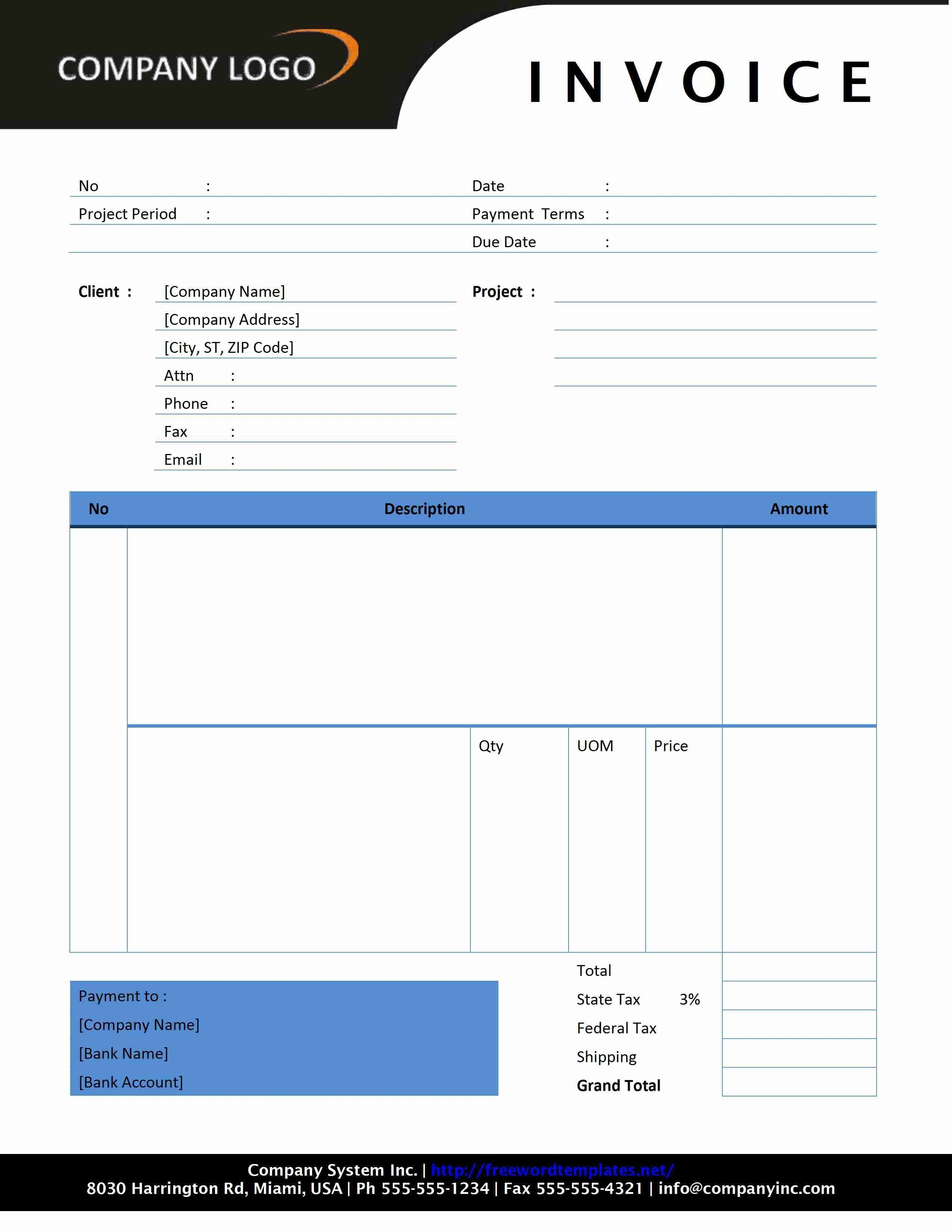 Consultant Invoice Freewordtemplates Consultant Invoice Format  Sam pertaining to Free Consulting Invoice Template Word