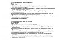 Contract Manufacturing Resume Samples  Velvet Jobs throughout Toll Processing Agreement Template