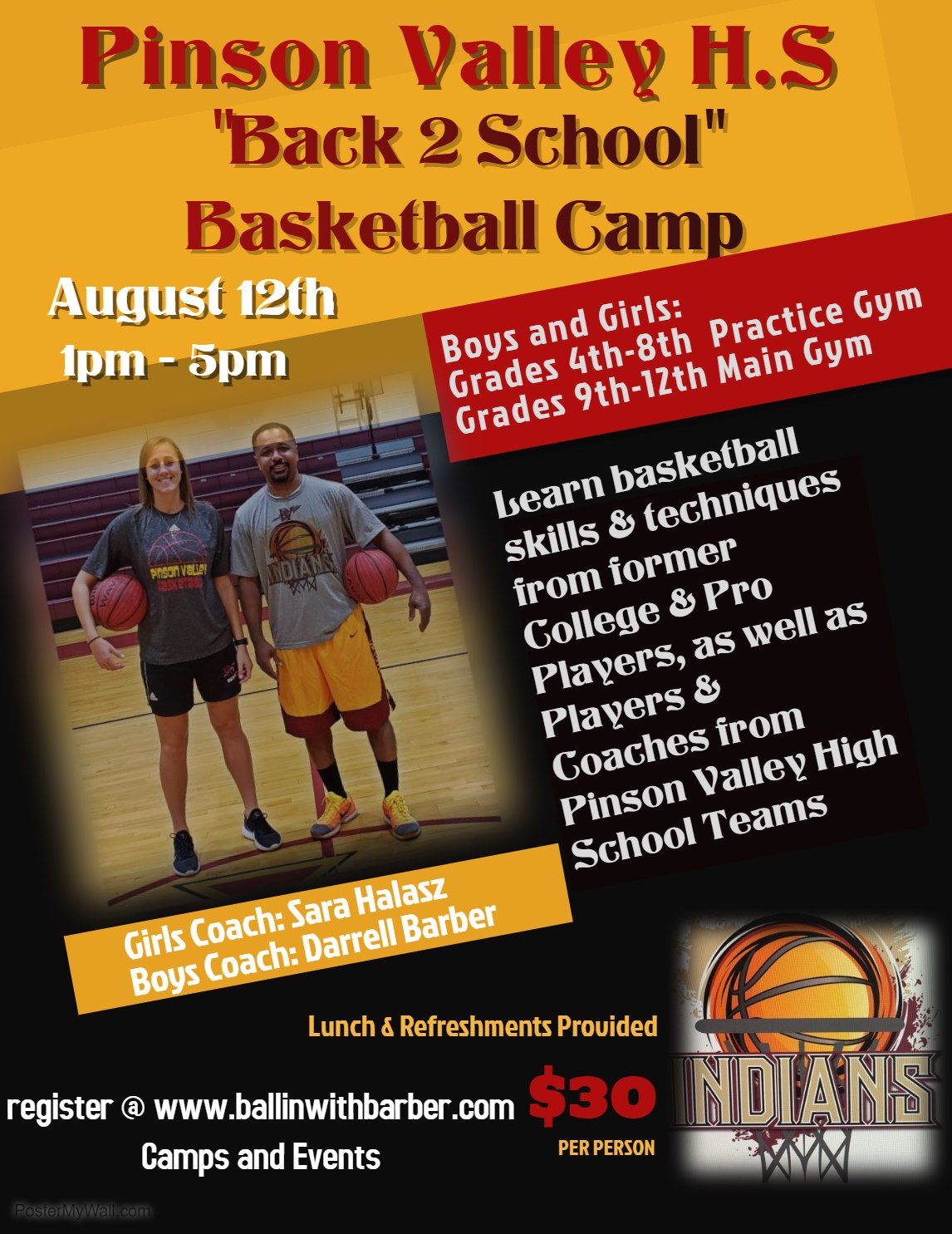 Copy Of Basketball Camp Flyer Template – Made With Postermywall regarding Basketball Camp Brochure Template