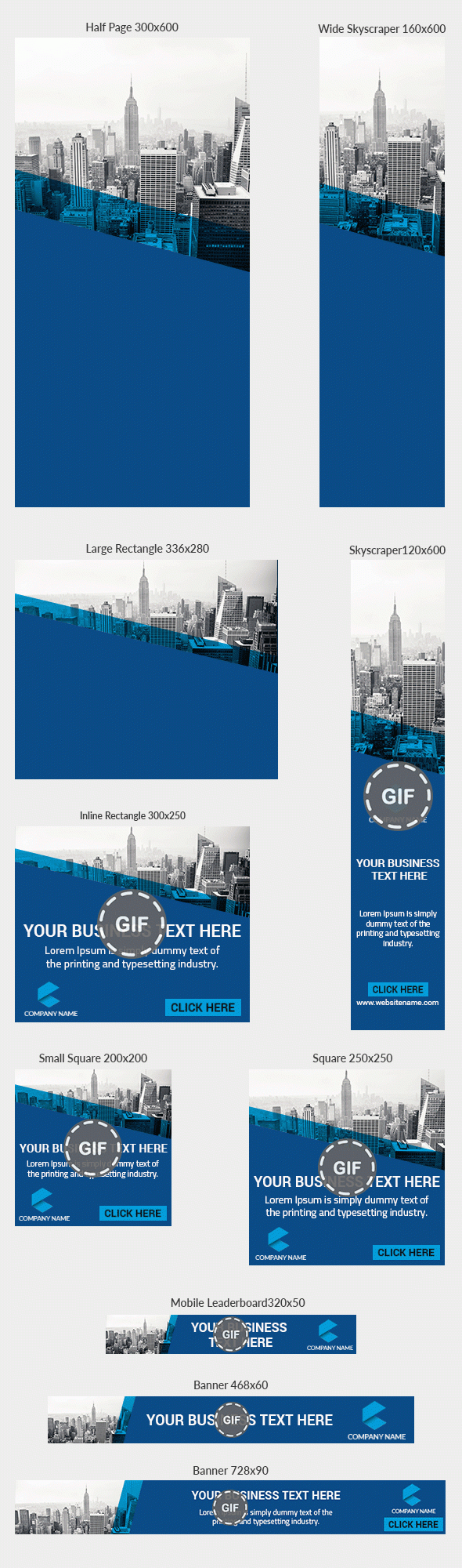 Corporate Animated Banner Template Psd Gif  Web Banners Template throughout Animated Banner Templates