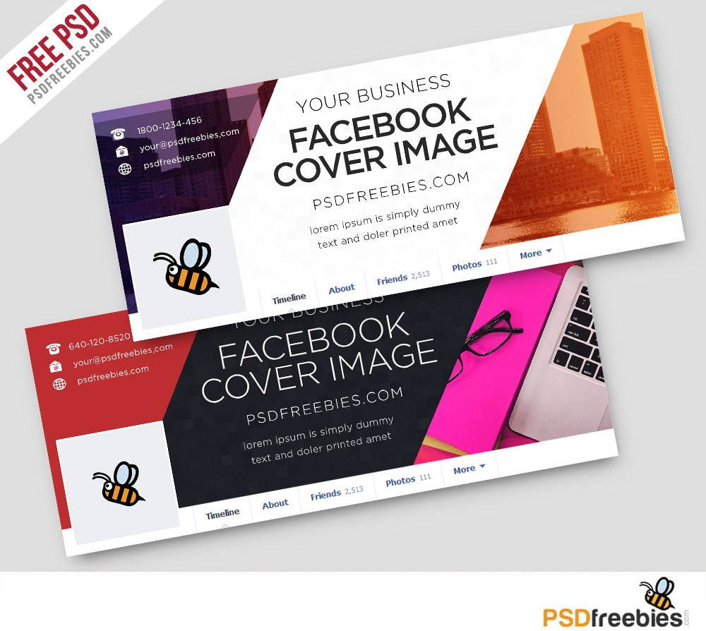 Corporate Facebook Covers Free Psd Template  Psdfreebies pertaining to Facebook Business Templates Free
