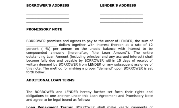 Corporate Loan Contract Sample  Private Loan Agreement Template regarding Free Hardware Loan Agreement Template