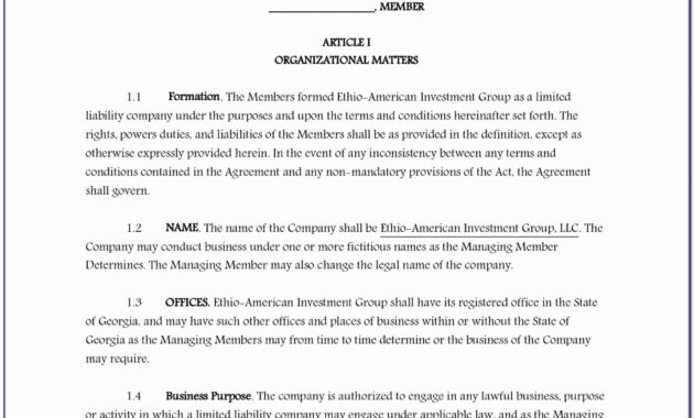 Corporation Operating Agreement Template Unique How To Form An Llc throughout Corporation Operating Agreement Template