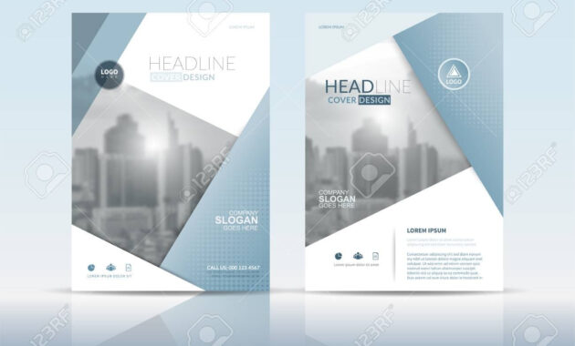 Cover Design Template Annual Report Cover Flyer Presentation throughout Cover Page For Annual Report Template