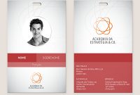 Crachá De Identificação On Behance  Design Inspirations  Badge intended for Personal Identification Card Template