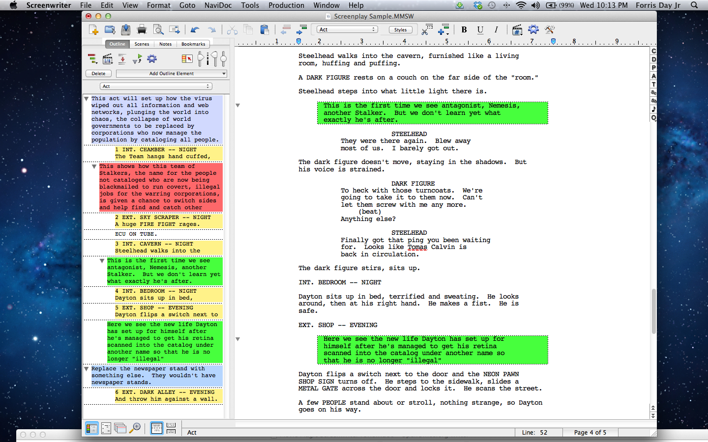 Craft  Screenplay Format  Do I Really Need Screenwriting Software regarding Microsoft Word Screenplay Template