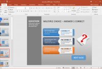 Create A Quiz In Powerpoint With Quiz Tabs Powerpoint Template intended for Quiz Show Template Powerpoint